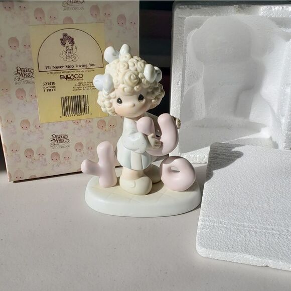 Precious Moments "I'll Never Stop Loving You" 1989 - Picture 1 of 5
